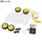 diymore 4WD Robot Smart Car Chassis Kits with Speed Encoder diy kit for Arduino 51 M26 DIY Education Robot Smart Car Kit