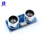 diymore HC-SR04P/SR04 Ultrasonic Sensor HC-SR04 Measuring Distance Sensor LED Display Module for Arduino UNO Robot