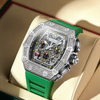 ONOLA ON6826D Watch for men Full Diamond Fashion New Multi-Functional Mechanical Watch Men's Tape Live Watch