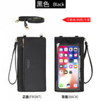 2022 new touch screen mobile phone bag women's bag mini diagonal small bag light change mobile phone bag clutch bag QB319