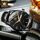 OLEVS Watch for men fashion calendar waterproof quartz men causal watch df6898gh