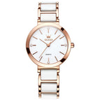 OLEVS 5877 Korean Fashion Korea Ceramic Waterproof for Women Quartz Watch