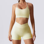 Women yoga suits 2023 new running Sportswear fast drying tight fitness running execise suit women 6921