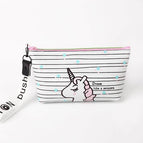 Korea Unicorn Makeup Bag Storage Bag Large-capacity portable waterproof travel wash bag coin pen bag
