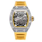 ONOLA ON3838D 2023 New  Men watch Automatic Mechanical Watch Men's Silicone Band Fashion Waterproof men's business casual watch