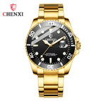 CHENXI Green Water Ghost Watch Women's Men's Couple Watch Waterproof Fashion Luminous Men's Watch CX-085A