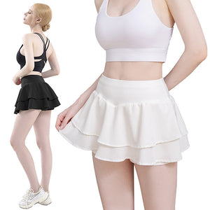 2023 Short Yoga Sports Skirt Women's Running Fitness Pocket Tennis Skirt Golf Skirt DQ053