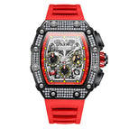ONOLA ON6826D Watch for men Full Diamond Fashion New Multi-Functional Mechanical Watch Men's Tape Live Watch