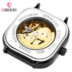 CHENXI Square fashion new automatic mechanical watch men's waterproof business men's casual watch CX-8810A