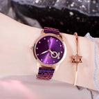 GEDI 5154 Fashion Casual Watch Hot Sale Women Elegant Luxury Stainless Steel Waterproof Ladies Diamond Rhinestone Analog Quartz Wristwatch