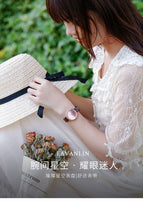 EAVANLIN watch  women small fresh and simple temperament ins wind gradient starry star women watch 990