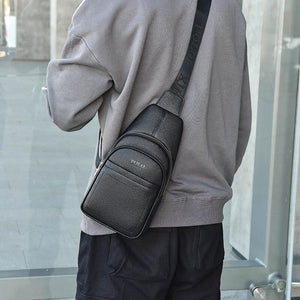 Chest bag men's single shoulder leisure sports fashion brand bag Messenger Bag Korean waist bag