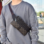 Men's crossbody bag fashion trend men's waist bag fashion simple phone bag