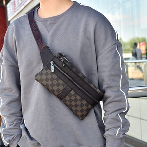 Men's crossbody bag fashion trend men's waist bag fashion simple phone bag