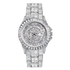 MISSFOX Watch for men fashion trend square full diamond watch high-end waterproof quartz men's watch V329