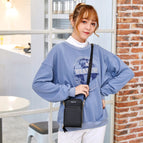 Touch screen messenger mobile phone bag female 2022 new trendy multi-functional fashion simple shoulder small bag mini mobile phone bag SJ617