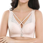 PLUS size bra underwear women thin collecting gathering no steel ring sexy bra large size