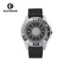 EUTOUR Tiktok men's watch women's watch Jane stainless steel with silicone creative magnetic black technology metal student men's watch