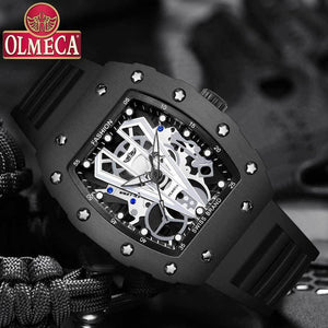 OLMECA watch men's concept automatic non-mechanical watch sports fashion luminous waterproof men's watch 905
