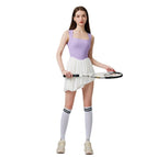 Tennis Pleated Skirt Women's Exercise Skirt Anti-Exposure Fitness Running Quick-Drying Badminton Yoga Skirts Golf Skirt 308