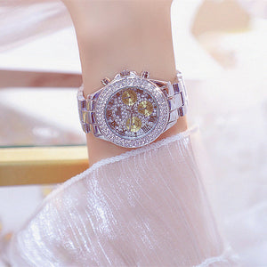 BS New Hot Sale Watch Three Needle Decorated Full Diamond Women's Watch FA1245