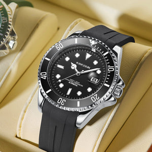 KIMSDUN new green water ghost watch silicone men's mechanical fashion luminous waterproof watch K-1022A