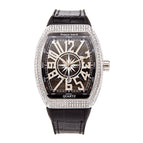 Prance Man Star Watch Men's Wine Bucket Full of Diamonds Richard Fashion Brand Calendar Men's Watch Fashion