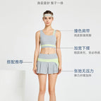 Tennis Skirt Sports Suit Women's Summer Breathable One-Piece Yoga Clothes Anti-Exposure Running Fitness Suit Skirt ENY170
