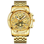 KIMSDUN hollow watch waterproof calendar quartz watch multi-functional fashion men's watch K-1966B