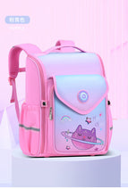 New Waterproof Primary School Student Schoolbag Integrated High Quality Spine Protection Children Backpack Boy and Girl