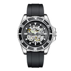 PINTIME Watch Green Automatic Mechanical Watch Luminous Waterproof Men's Watch Simple Clock 6945