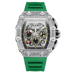 ONOLA ON6826D Watch for men Full Diamond Fashion New Multi-Functional Mechanical Watch Men's Tape Live Watch