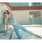 Women's Yoga suit sports running speed dry two piece set y26t6902 + y26t6902-1