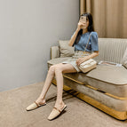 Slippers women's summer 2022 new half drag women's shoes fashion lazy flat shoes women 112-8