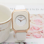 Men's and women fashion watch red net silicone quartz student's lady casual watch 201