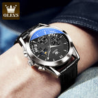 OLEVS men's watch quartz multi-function sports electronic watch men's watch 2876DO