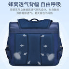 Children's horizontal schoolbag primary school boys and girls ridge protection burden relief backpack 2022