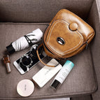 2021 women bag new retro single shoulder messenger lady small square soft leather large capacity backpack D213