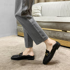 New fashion large size single shoes women's British style loafers small leather shoes women 988-53