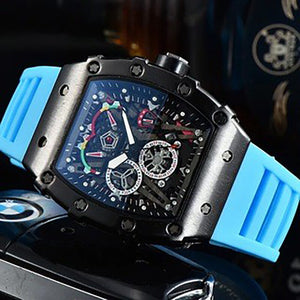 Men's watch Quartz Watch Barrel-Shaped Casual Waterproof Calendar Men's Watch in Stock 9791F