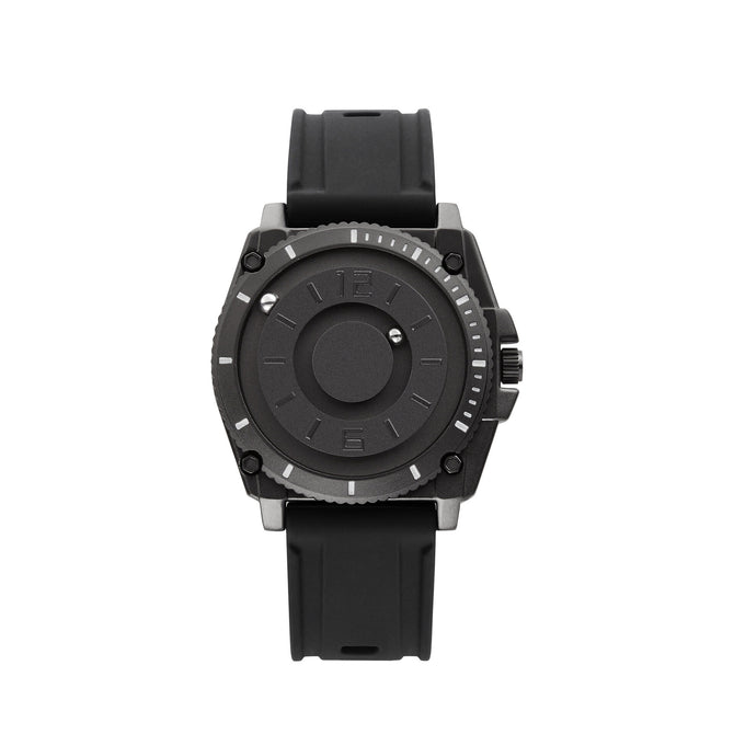 EUTOUR E029 New magnetic wrist watch timing men's watch Rubber belt sports simple style causul male fanshion watches