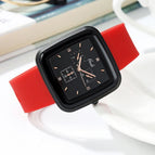 GEDI Fashion Hardlex Mirror Watches Women Waterproof Large Dial Square Quartz Women's watch