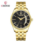 CHENXI Couple watch new quartz watch 8218 business men's watch HD luminous watch