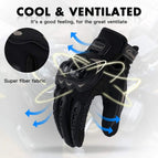 Original RidingTribe Motorcycle Gloves Touch Screen Hands Protective Guards Gloves MCS-17