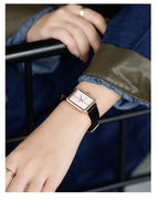 Guou 8277 2022 New Watch style square simple women's watch Fashion leather gift