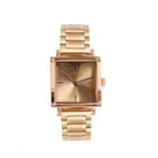 GUOU 8096 Watch Square Fashion Simple Steel Band Woman Watch Scale Waterproof Quartz Watch Women's Watches