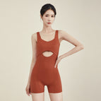 Yoga Clothes Women's Summer Jumpsuit Sports Shorts One-Piece Jumpsuit Tight Fitness Dancing Dress ENY304