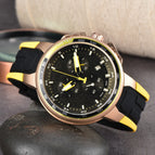 2023 New men watch Hot Sale Three-Pin Fashion Casual Men's Tape calendar casual Watch 45613
