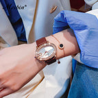 MEIBIN women watch new fashion Oval shell surface dial office lady watch diamond quartz watch 1658