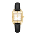 Skhl time and space corridor watch women's retro style new leather small square watch watch women's Watch 3591